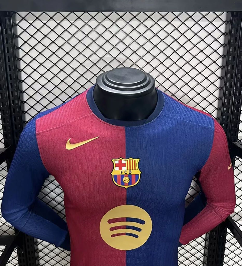 Camisa Oficial do Barcelona 24/25 - Manga Longa