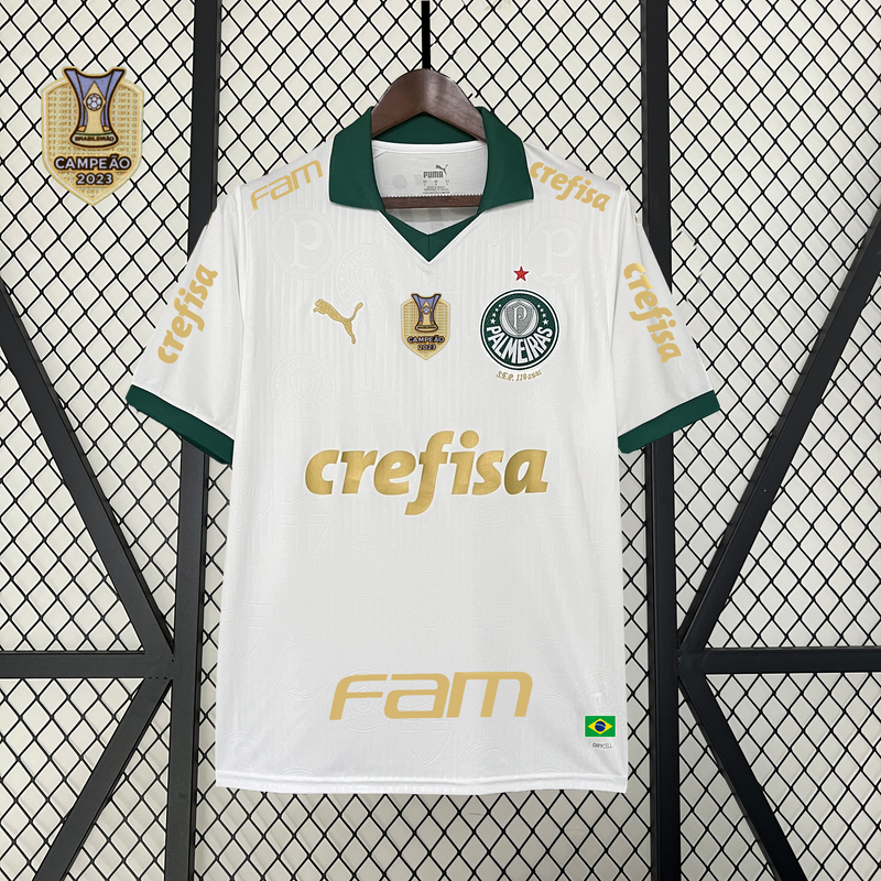 Camisa 2 Oficial do Palmeiras 24/25 Versão Torcedor - Completa com Patrocínios e Pacth