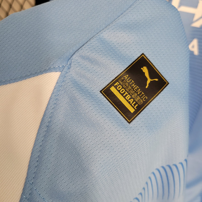 Camisa Oficial do Manchester City 23/24 - Manga Longa