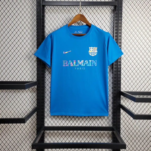 Camisa Oficial do Barcelona 24/25 Refletiva - Edição Balmain