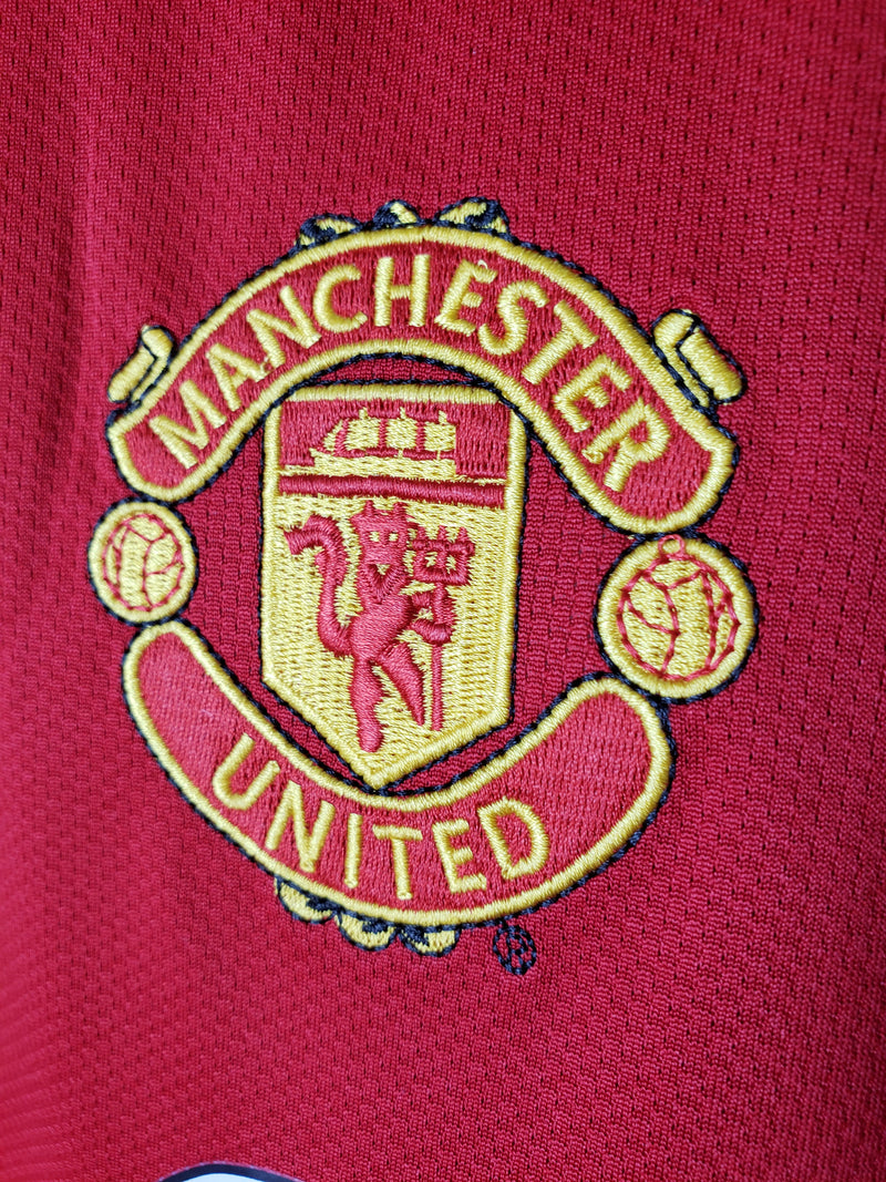 Camisa Retrô do Manchester United 2005 - Manga Longa