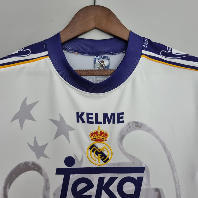 Camisa Retrô do Real Madrid 1997/1998 - Champions League