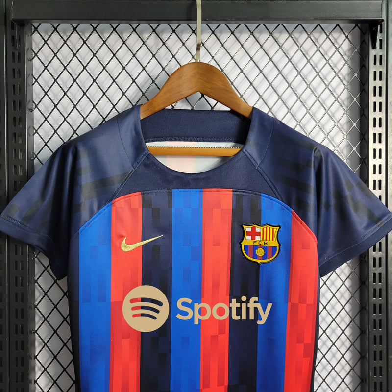 Camisa Feminina Oficial do Barcelona 22/23 - Baby Look