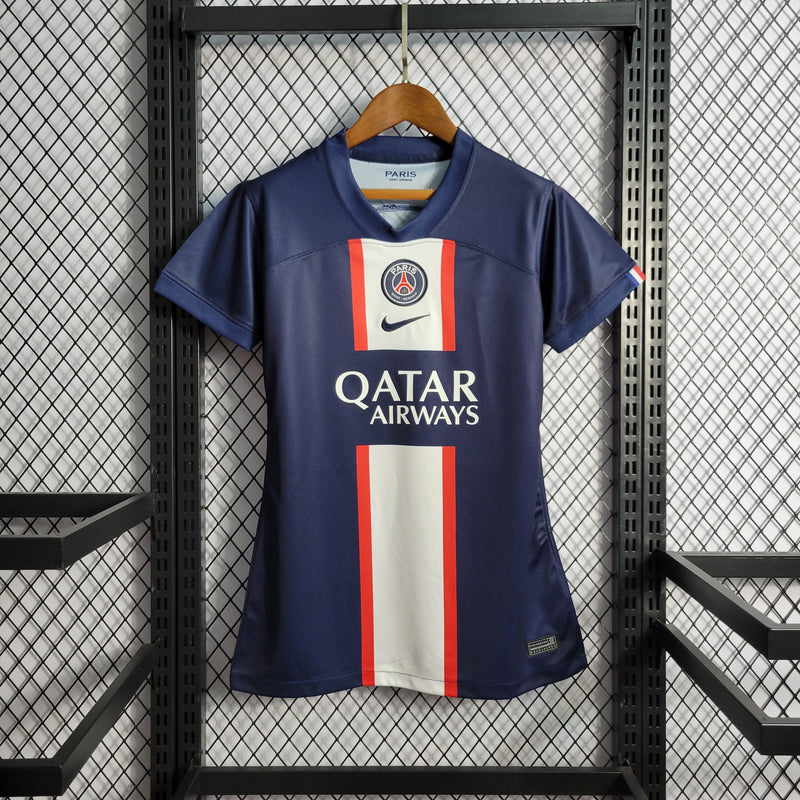 Camisa Feminina Oficial do PSG 23/24 - Baby Look