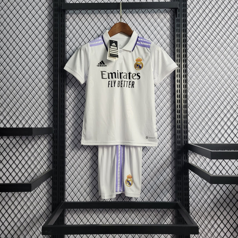 Conjunto Infantil Oficial do Real Madrid 23/24 - Kids