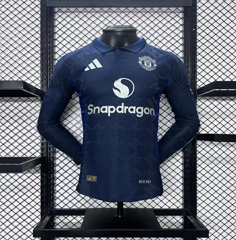 Camisa Oficial do Manchester United 24/25 - Manga Longa