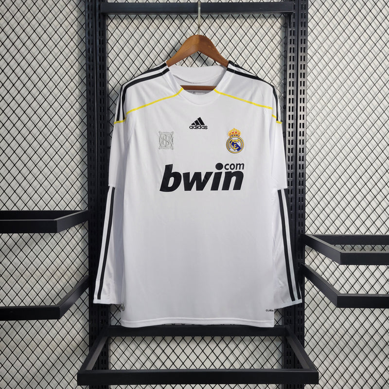 Camisa Retrô do Real Madrid 2009/2010 - Manga Longa