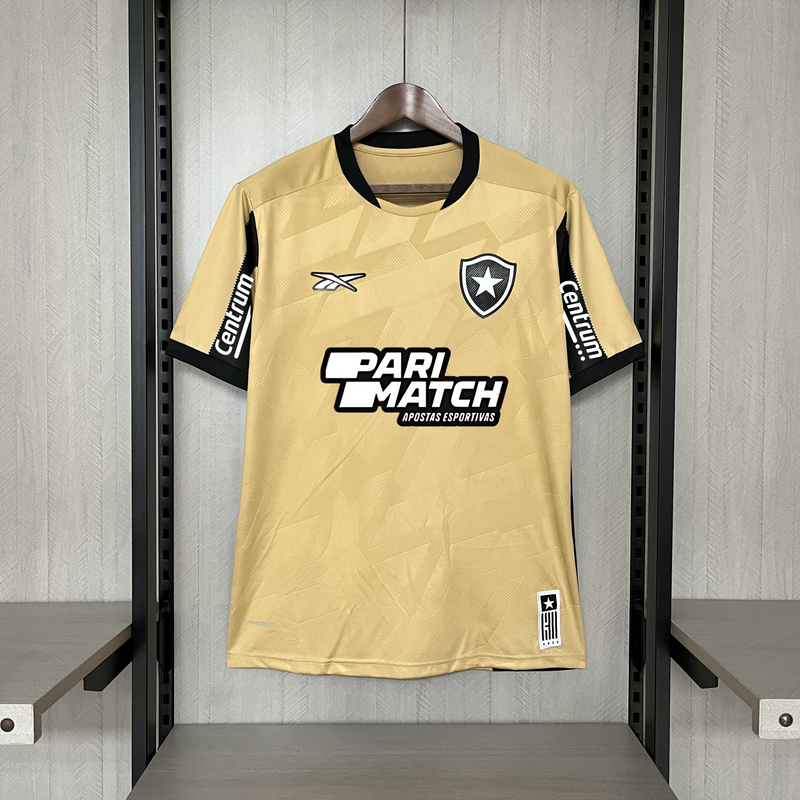 Camisa Oficial do Botafogo 24/25 Goleiro - Completa com Patrocínios