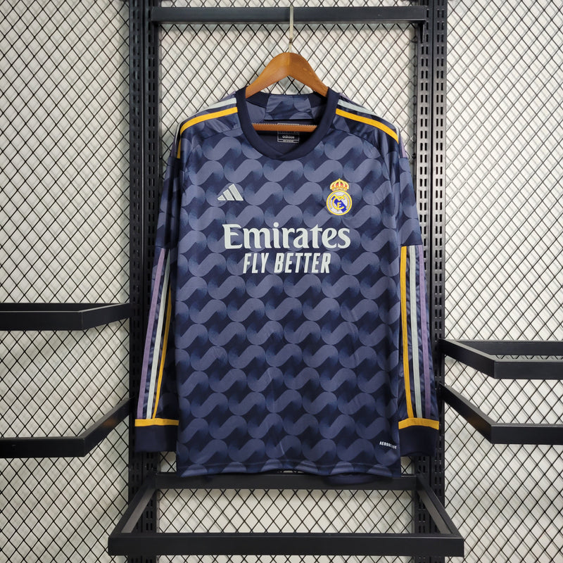 Camisa 2 Oficial do Real Madrid 23/24 - Manga Longa