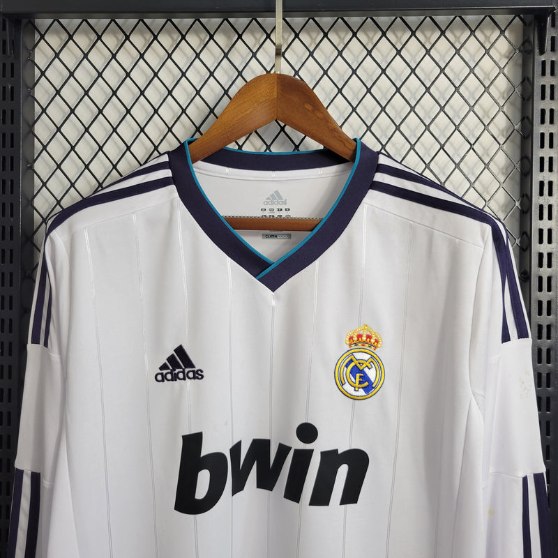 Camisa Retrô do Real Madrid 2012/2013 - Manga Longa