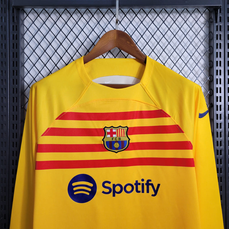 Camisa 4 Oficial do Barcelona 23/24 - Manga Longa