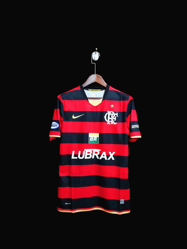 Camisa Retrõ do Flamengo 2008/2009 - Completa com Patrócinios