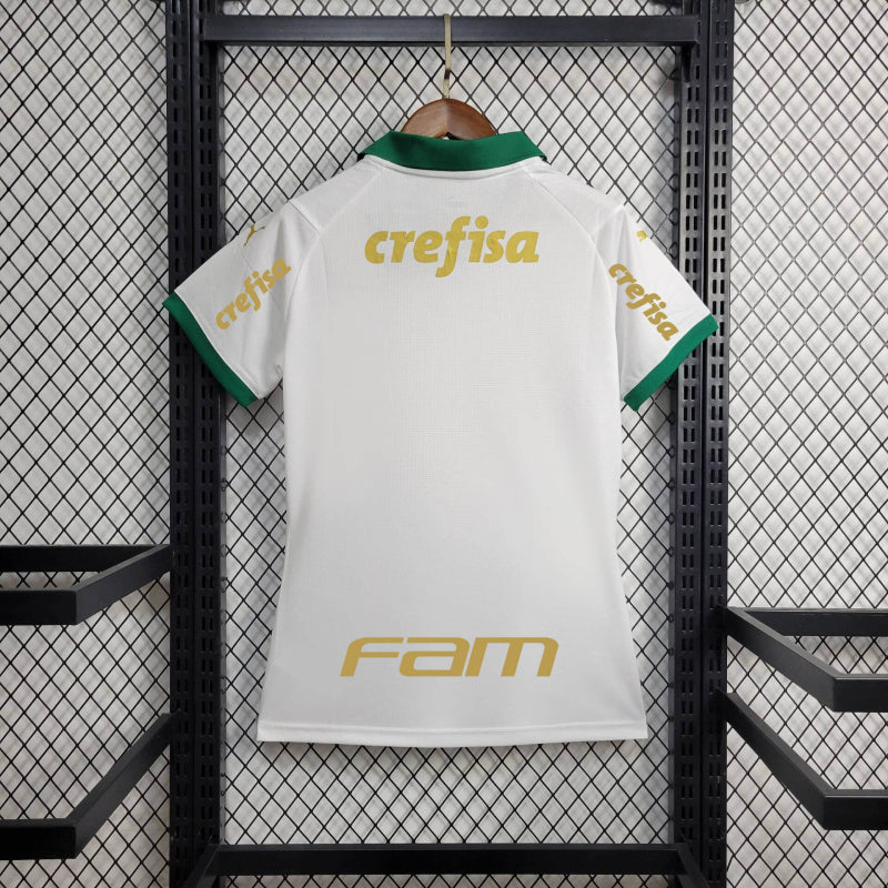 Camisa 2 Feminina Oficial do Palmeiras 24/25 Baby Look - Completa com Patrocínios