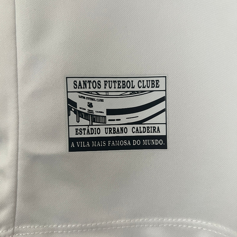 Camisa Oficial do Santos 24/25 Versão Torcedor - Completa com Patrócinios