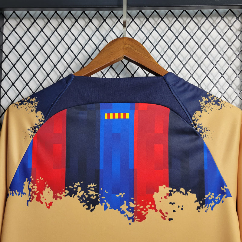 Camisa Oficial do Barcelona 23/24 - Treino