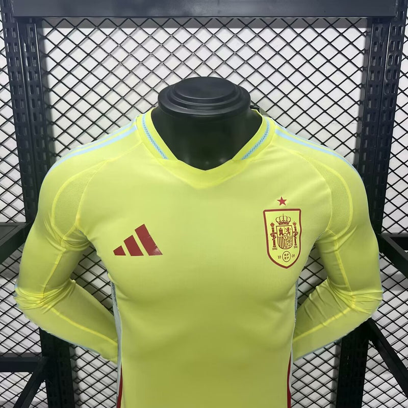 Camisa Oficial da Espanha 24/25 - Manga Longa