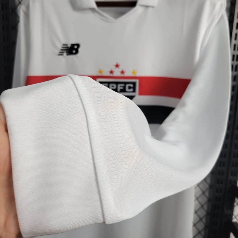 Camisa Oficial do São Paulo 24/25 - Manga Longa