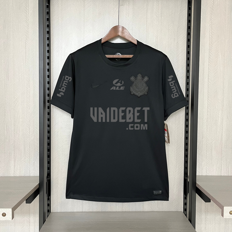 Camisa 2 Oficial do Corinthians 24/25 Versão Torcedor - Completa com Patrocínios