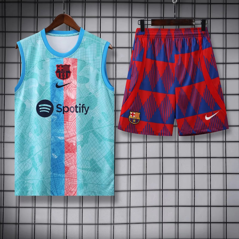 Kit Oficial do Barcelona 23/24 - Treino