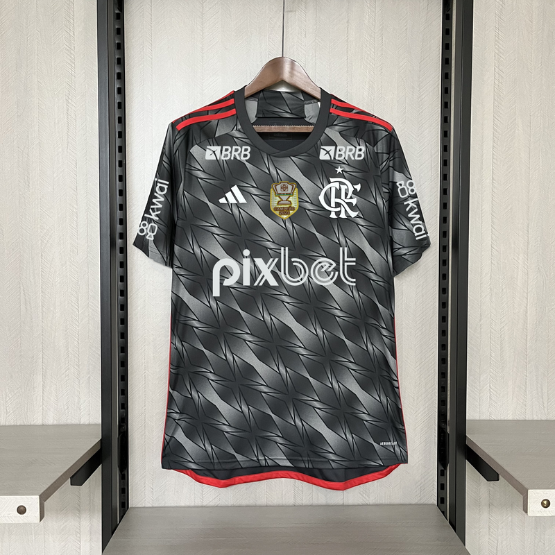 Camisa 3 Oficial do CR Flamengo 24/25 Versão Torcedor - Campeão da Copa do Brasil