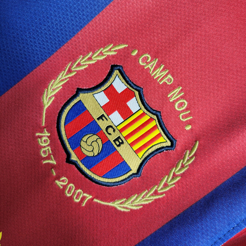 Camisa Retrô do Barcelona 2007/2008