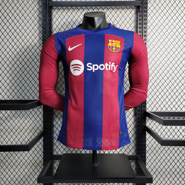 Camisa Oficial do Barcelona 23/24 - Manga Longa