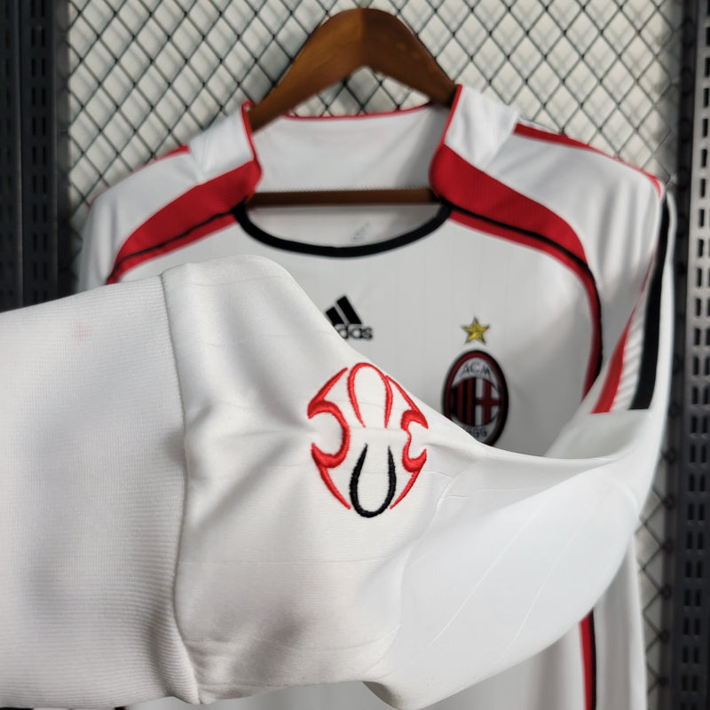 Camisa Retrô do Milan 2006/2007 - Manga Longa