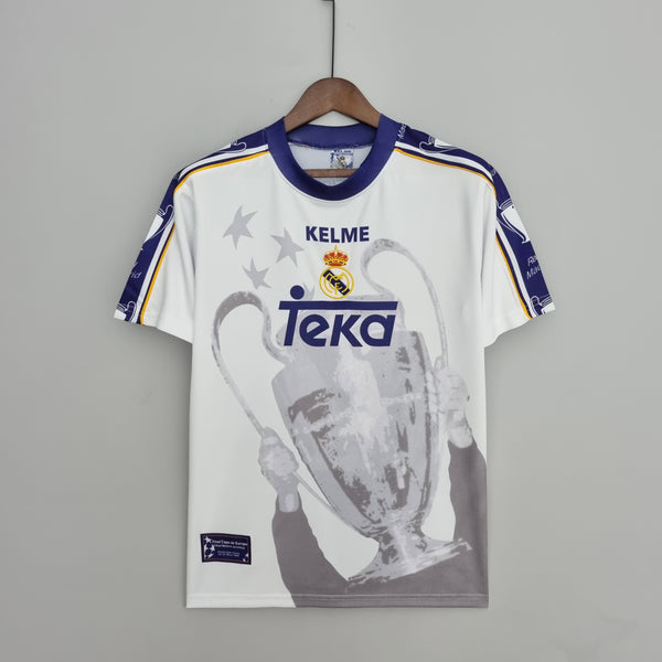 Camisa Retrô do Real Madrid 1997/1998 - Champions League