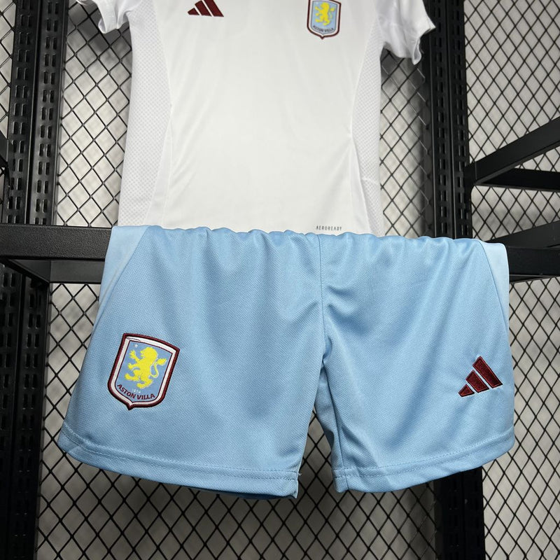 Conjunto Infantil Oficial do Aston Villa 24/25 - Kids