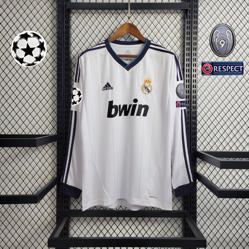 Camisa Retrô do Real Madrid 2012/2013 - Manga Longa