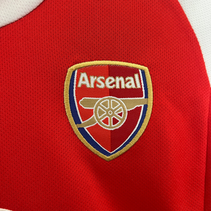 Conjunto Retrô Infantil Oficial do Arsenal 2002/2004 - Kids