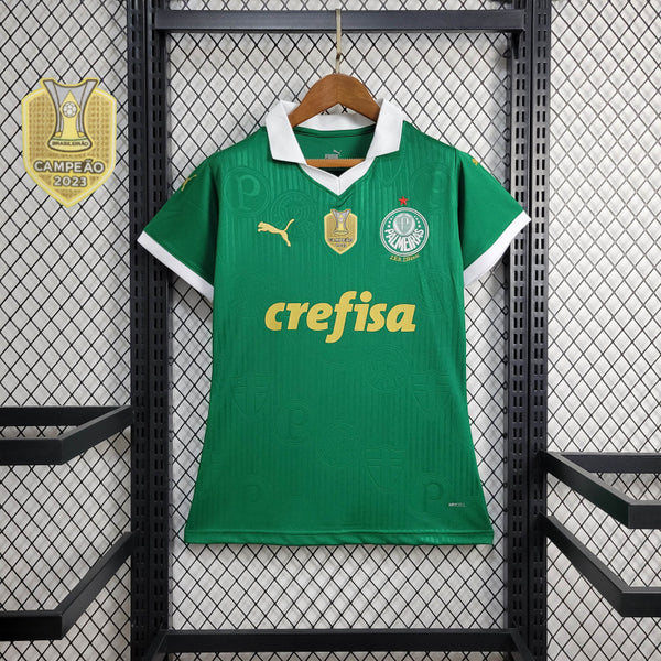 Camisa Feminina Oficial do Palmeiras 24/25 Baby Look - Completa com Pacth