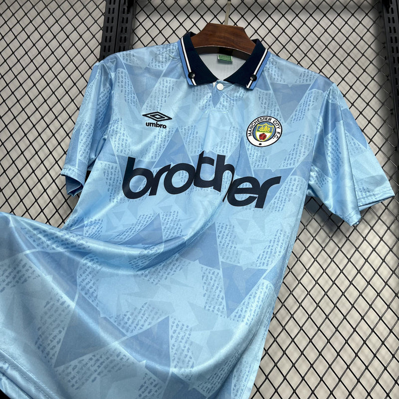 Camisa Retrô do Manchester City 1989/1991