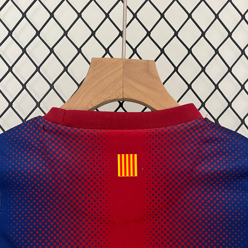 Conjunto Retrô Infantil Oficial do Barcelona 2012/2013 - Kids