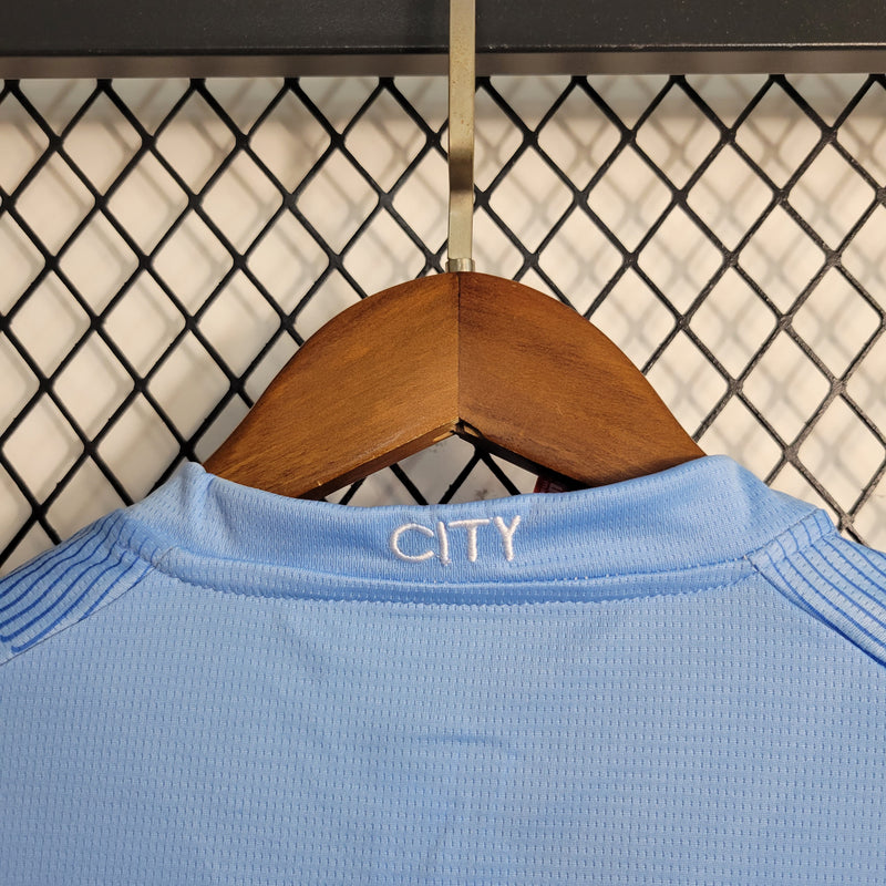 Conjunto Infantil Oficial do Manchester City 23/24 - Kids