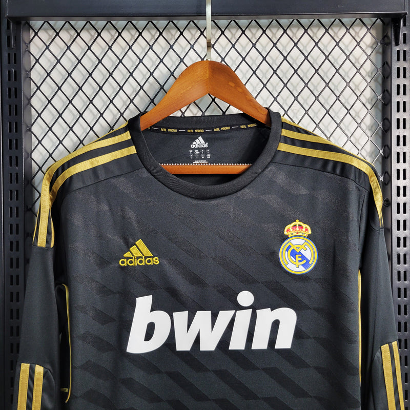 Camisa Retrô do Real Madrid 2011/2012 - Manga Longa