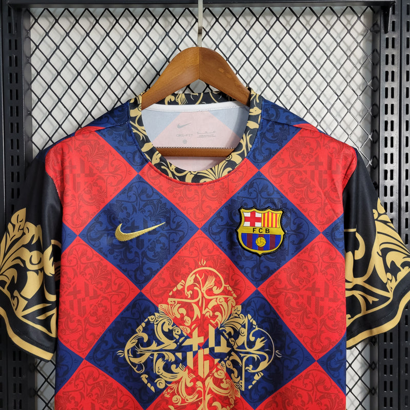 Camisa Oficial do Barcelona 23/24 - Treino