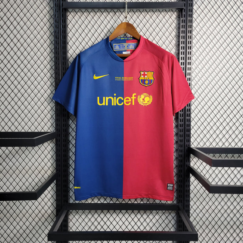 Camisa Retrô do Barcelona 2008/2009 - Final da Champios League