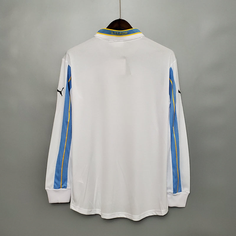 Camisa Retrô da Lazio 2000/2001 - Manga Longa