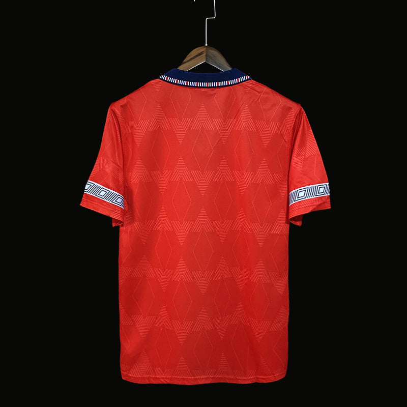 Camisa Retrô da Inglaterra 1990