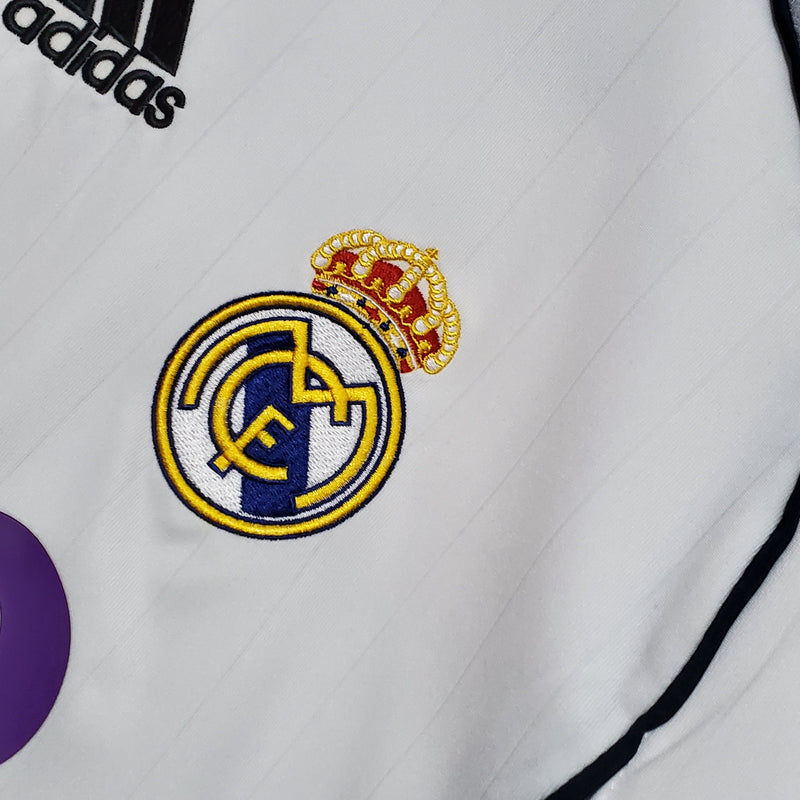 Camisa Retrô do Real Madrid 2006/2007 - Manga Longa