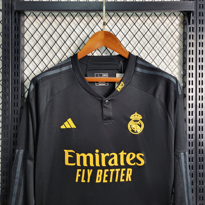 Camisa 2 Oficial do Real Madrid 23/24 - Manga Longa