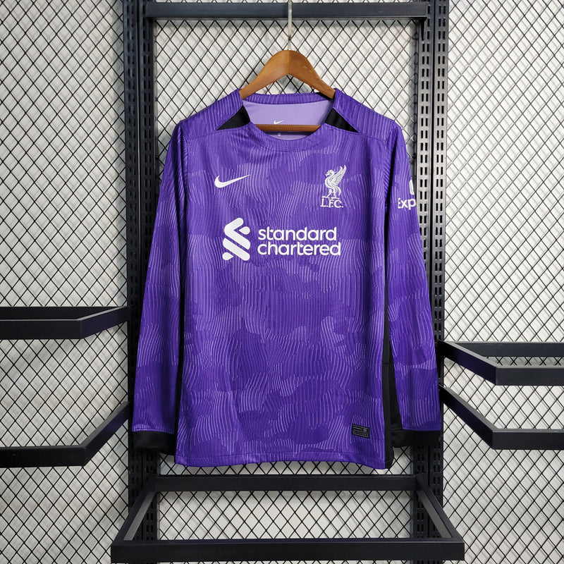 Camisa Oficial do Liverpool 23/24 - Goleiro