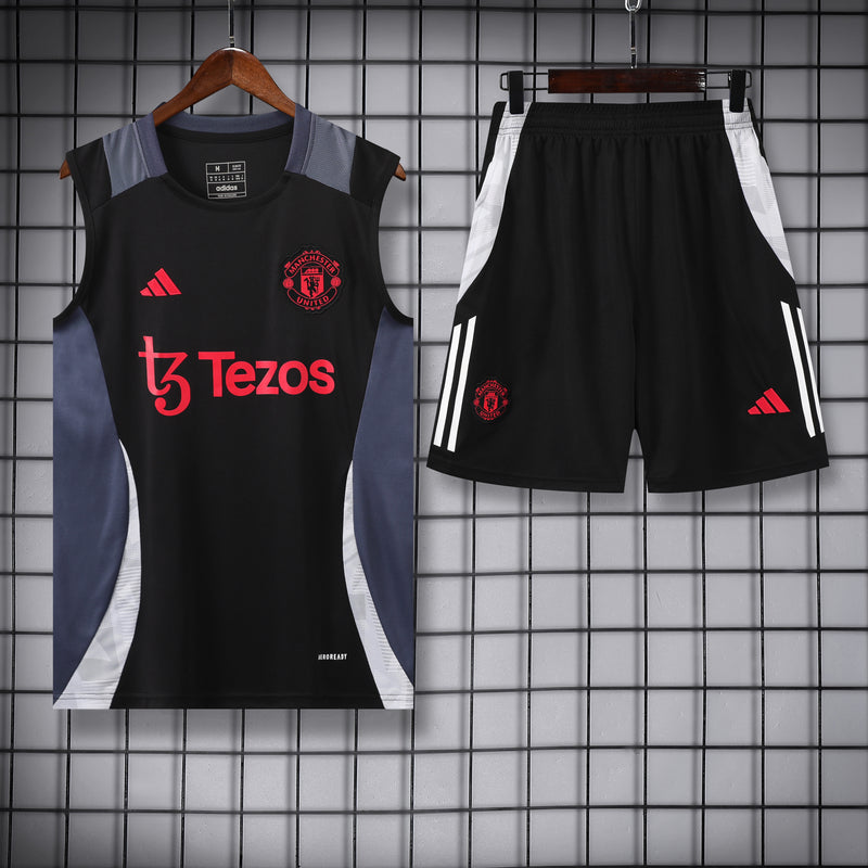 Kit Oficial do Manchester United 24/25 - Treino