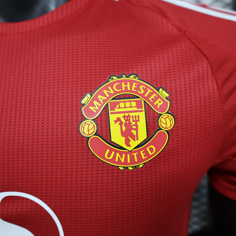 Camisa Oficial do Manchester United 24/25 - Versão Jogador