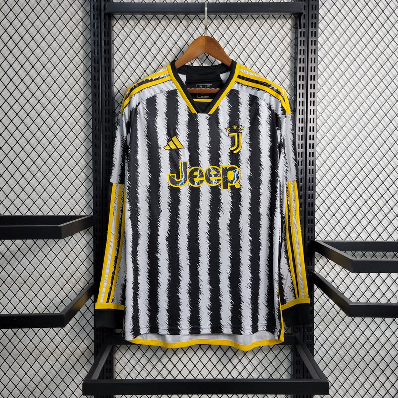 Camisa Oficial da Juventus 23/24 - Manga Longa