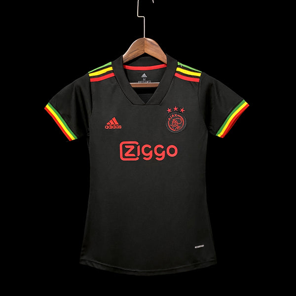 Camisa Feminina Oficial do Ajax 21/22 Baby Look - Bob Marley