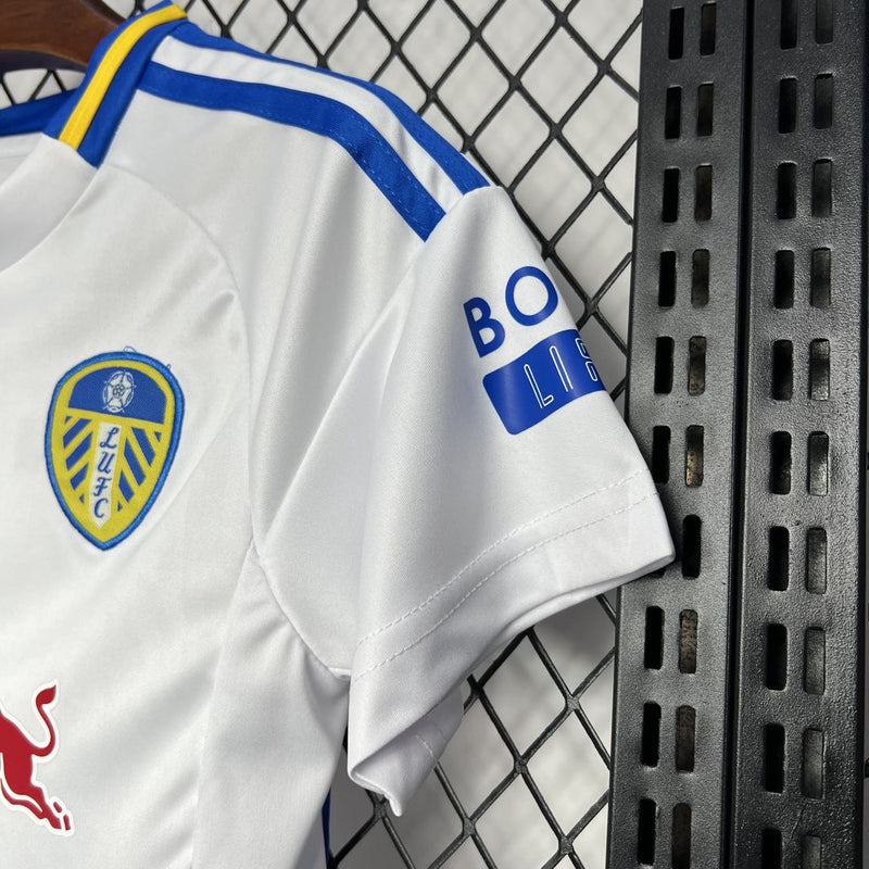 Conjunto Infantil Oficial do Leeds United 24/25 - Kids