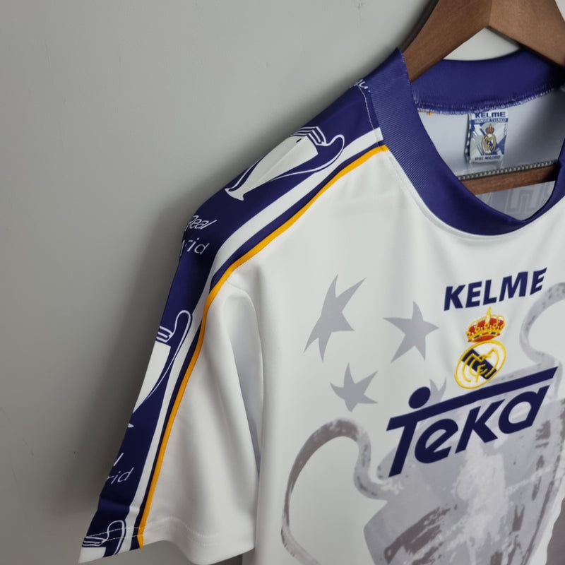 Camisa Retrô do Real Madrid 1997/1998 - Champions League