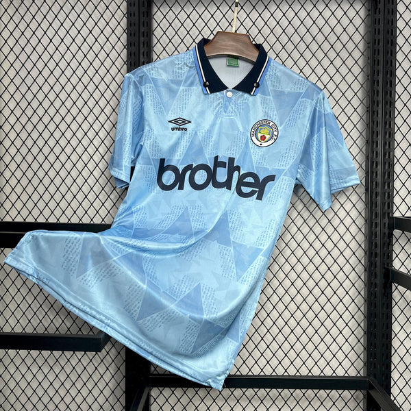 Camisa Retrô do Manchester City 1989/1991